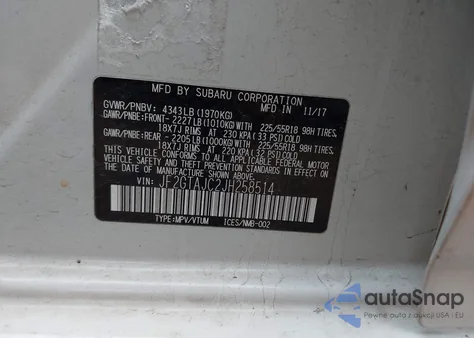 2018 Subaru Crosstrek Limited из США, поврежденный, VIN JF2GTAJC2JH258514